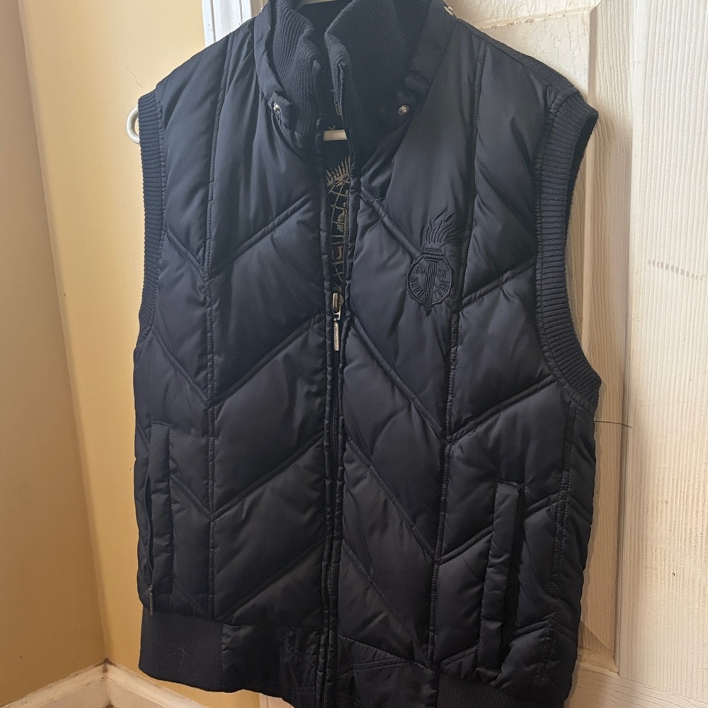Men's Black Padded Vest